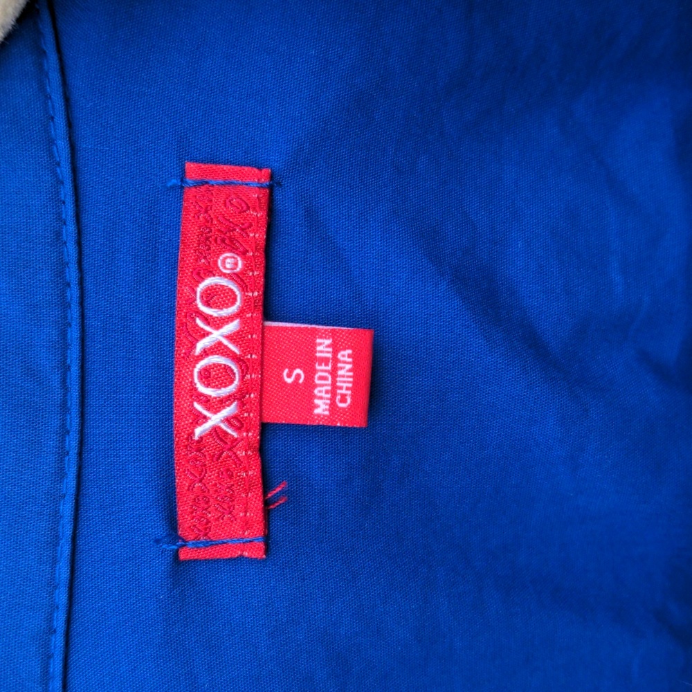 XOXO Small Blue blouse - Picture 2 of 8